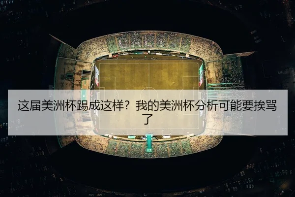 这届美洲杯踢成这样？我的美洲杯分析可能要挨骂了（leyu）
